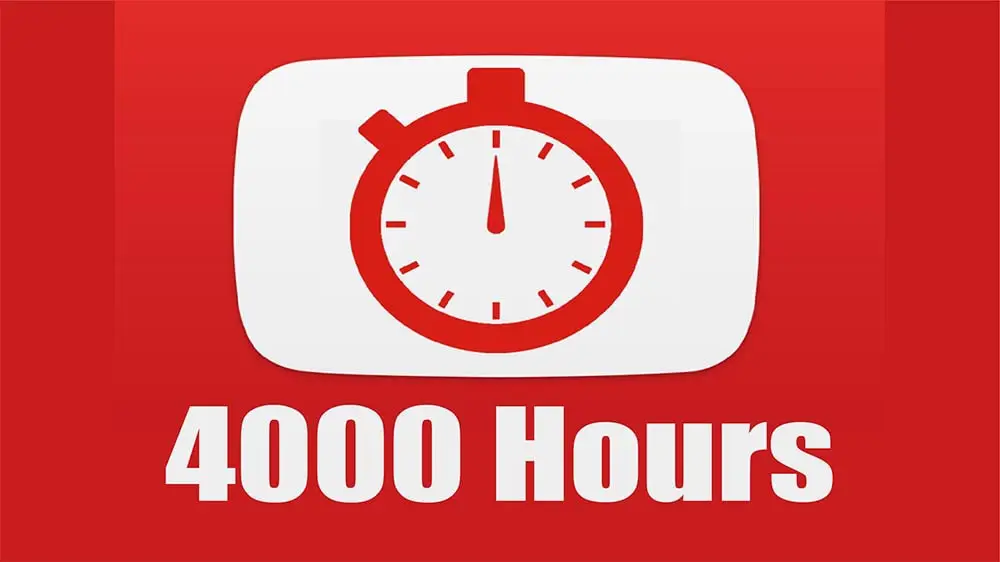 how to get 4000 watch hours on youtube